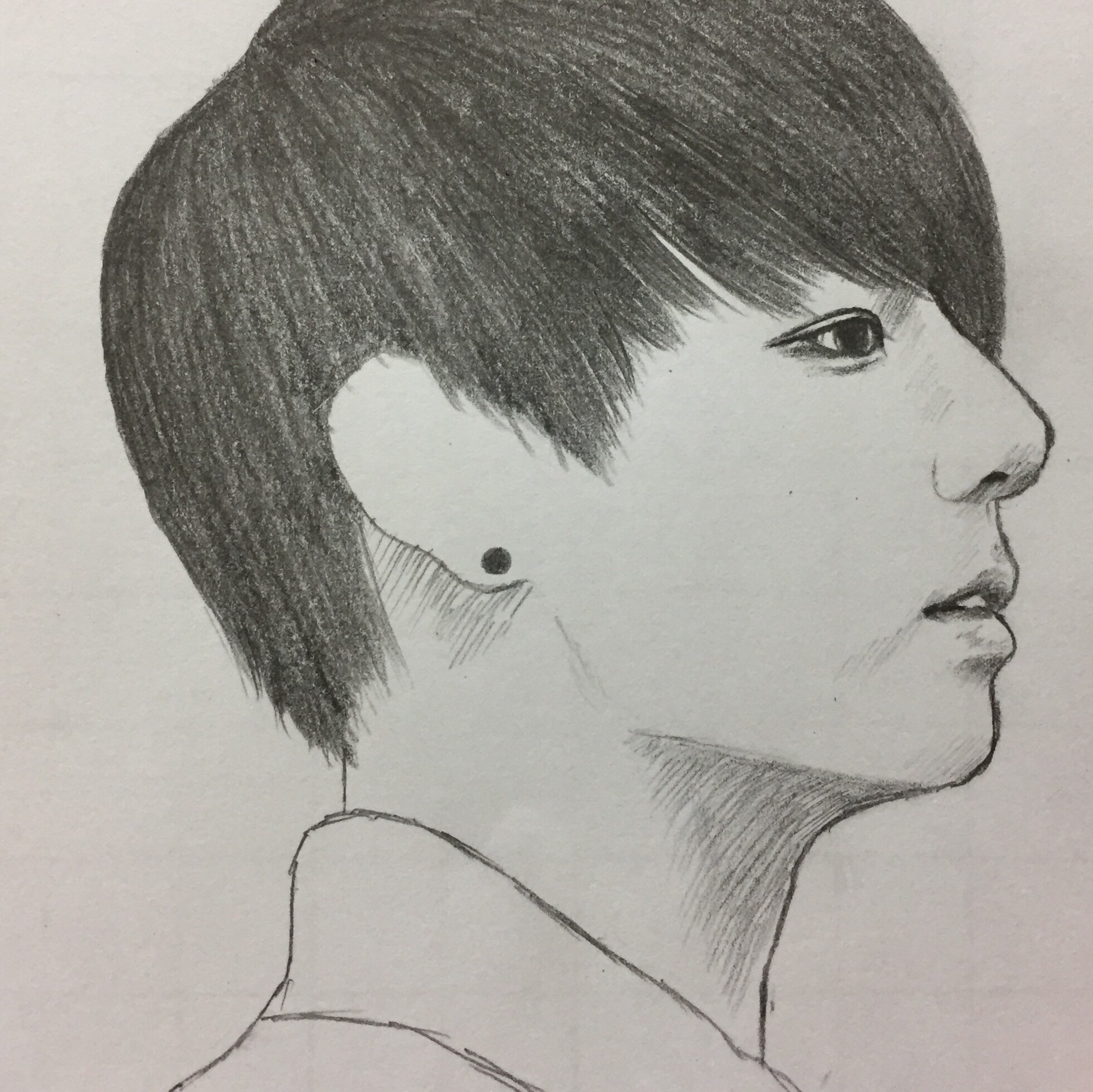 art drawing fanart boy bts jungkook...