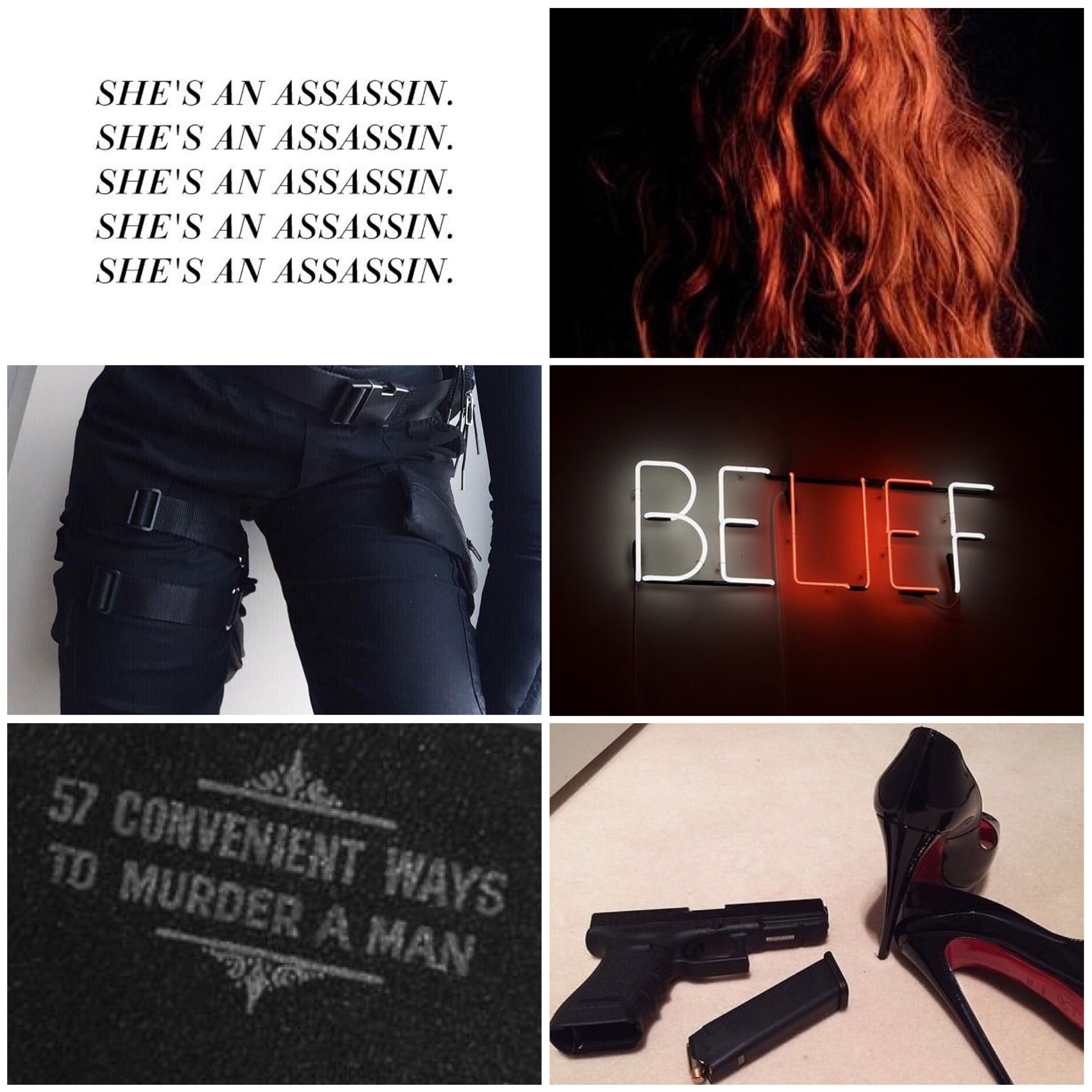 Black Widow Aesthetic Blackwidow Belief Lie Red Assas