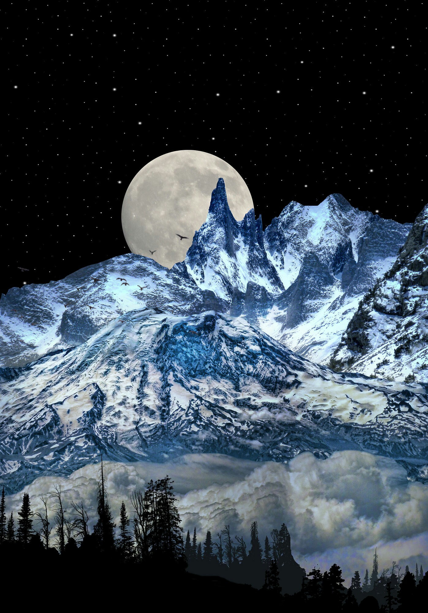 Горы на Луне