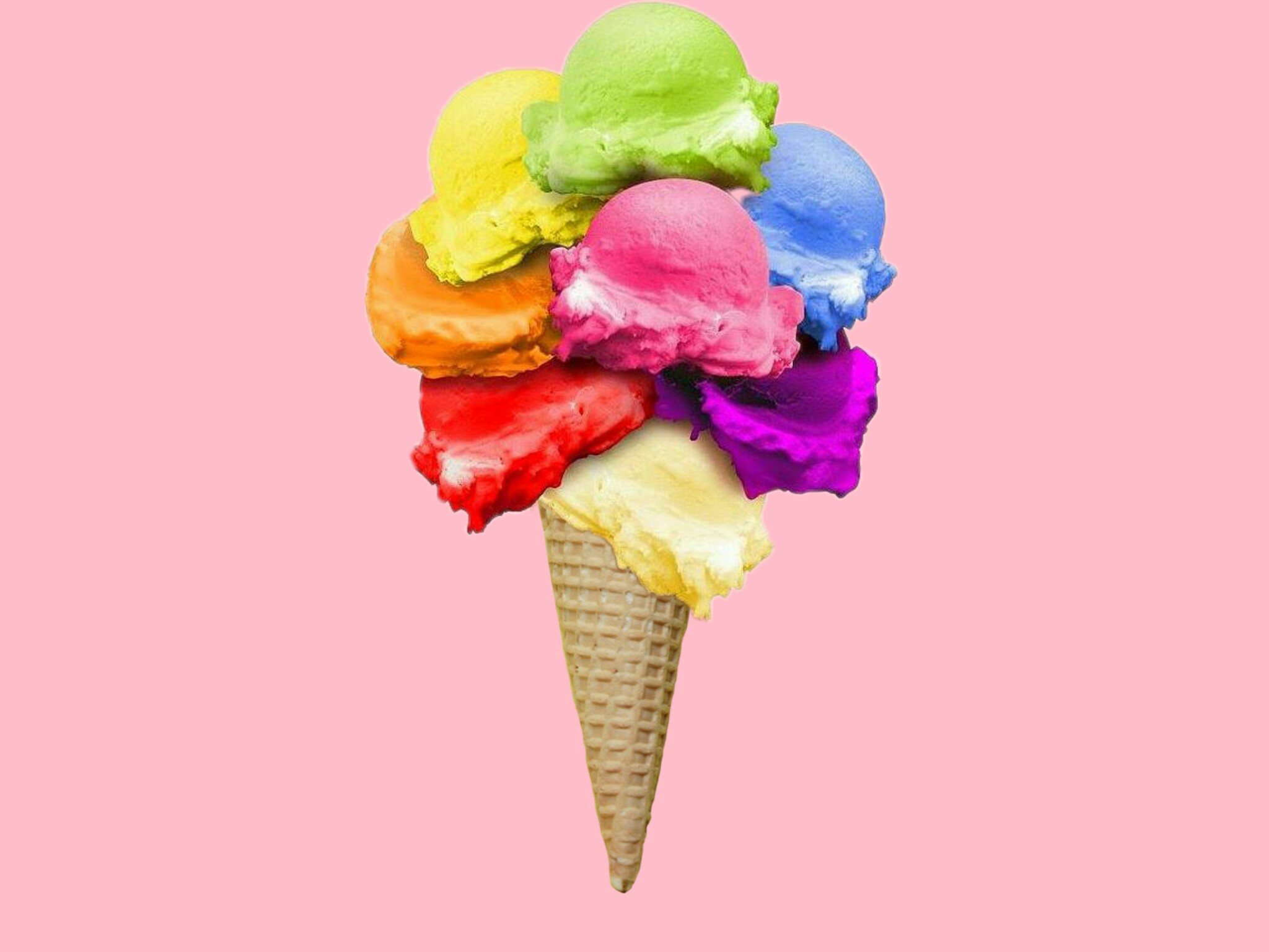Цветное Мороженое