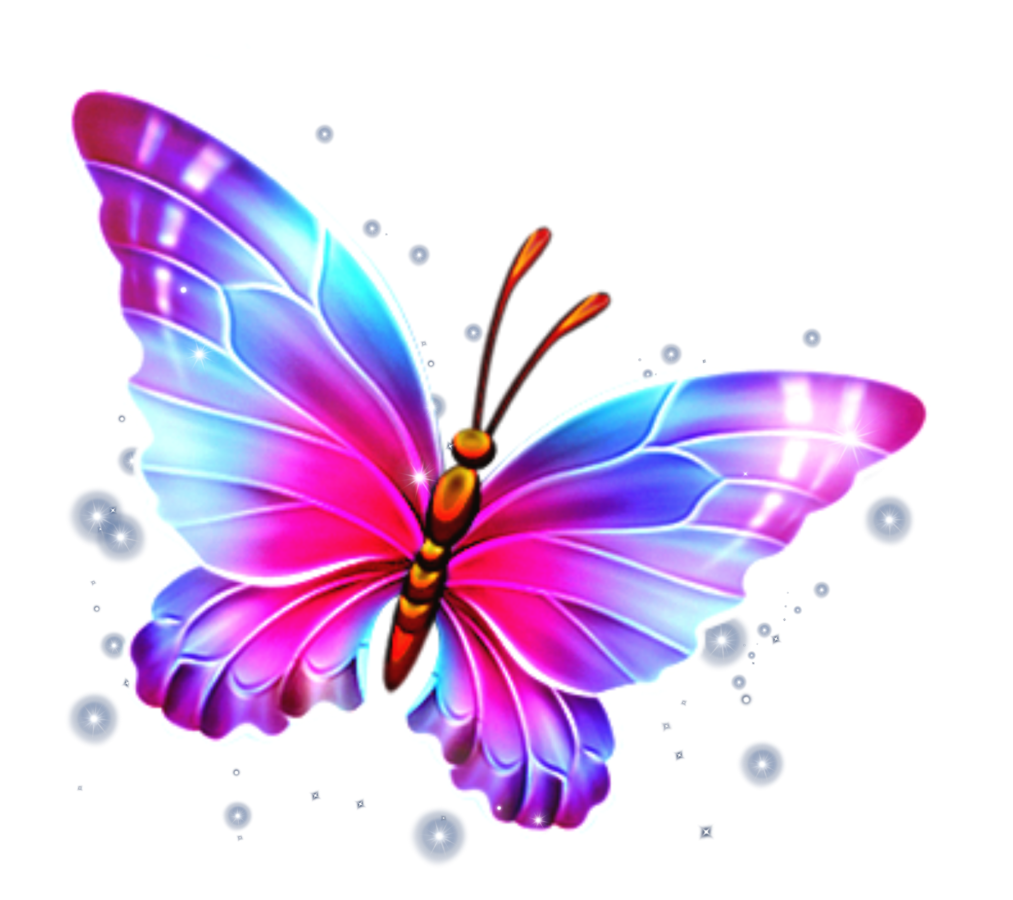 ftestickers butterfly light colorful...