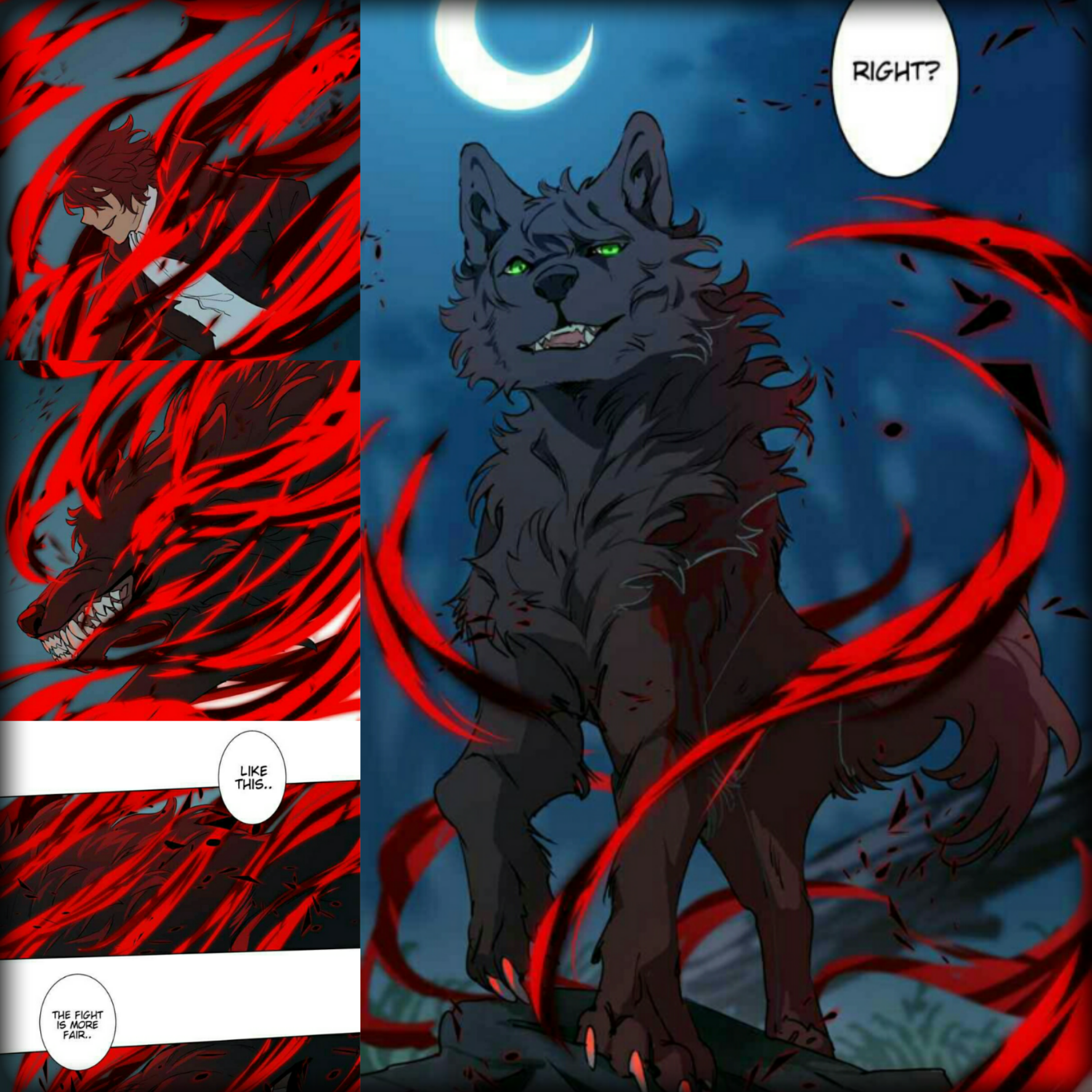 wolf webtoons on webtoon app