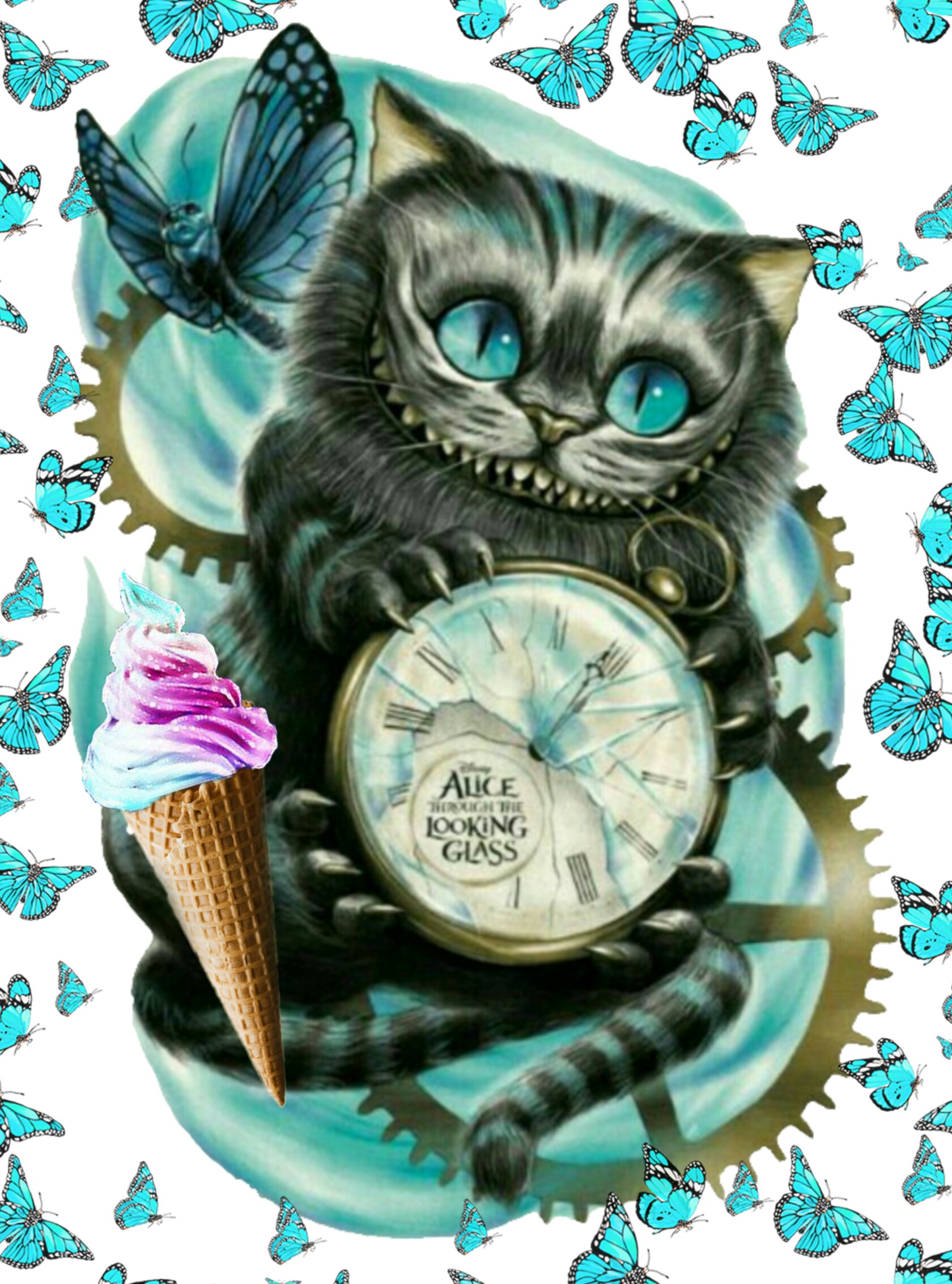 Чеширский кот из Алисы в стране чудес иллюстрации