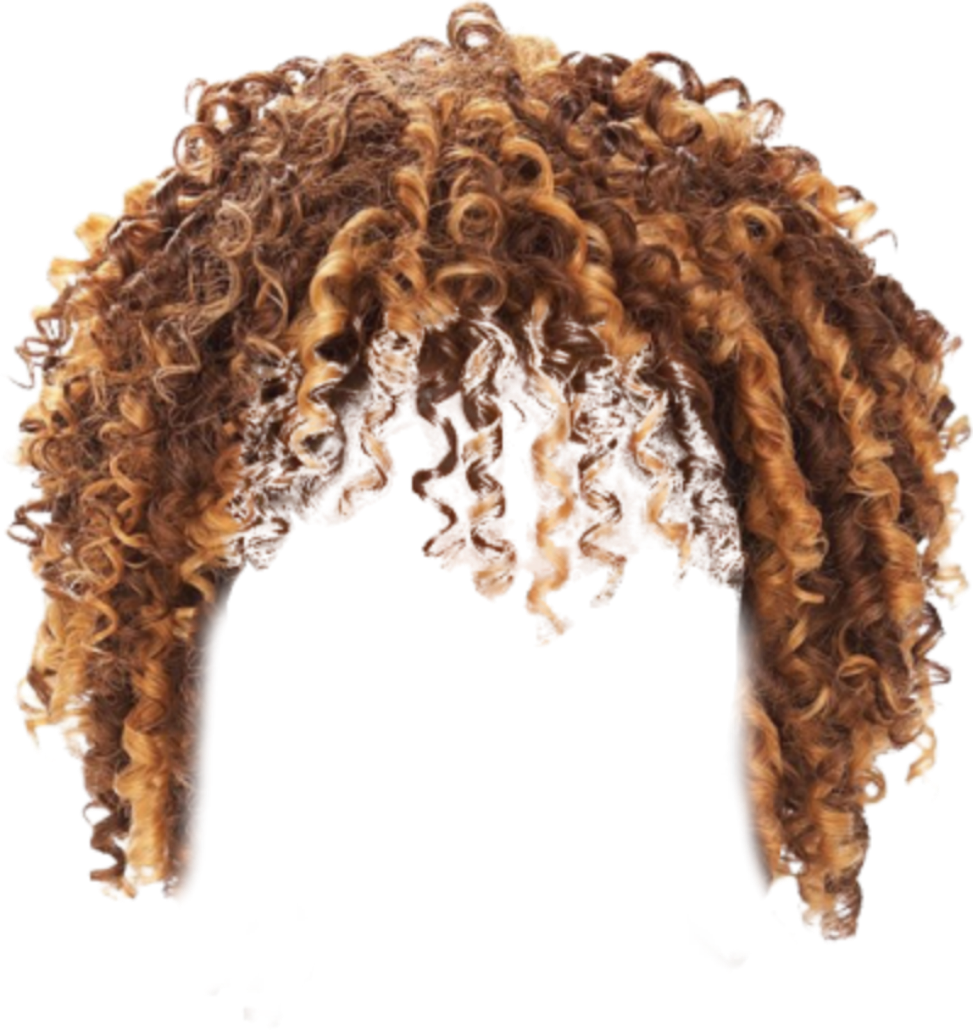 Wig Hair Brown Curlyhair Sticker By Ionabondlopez