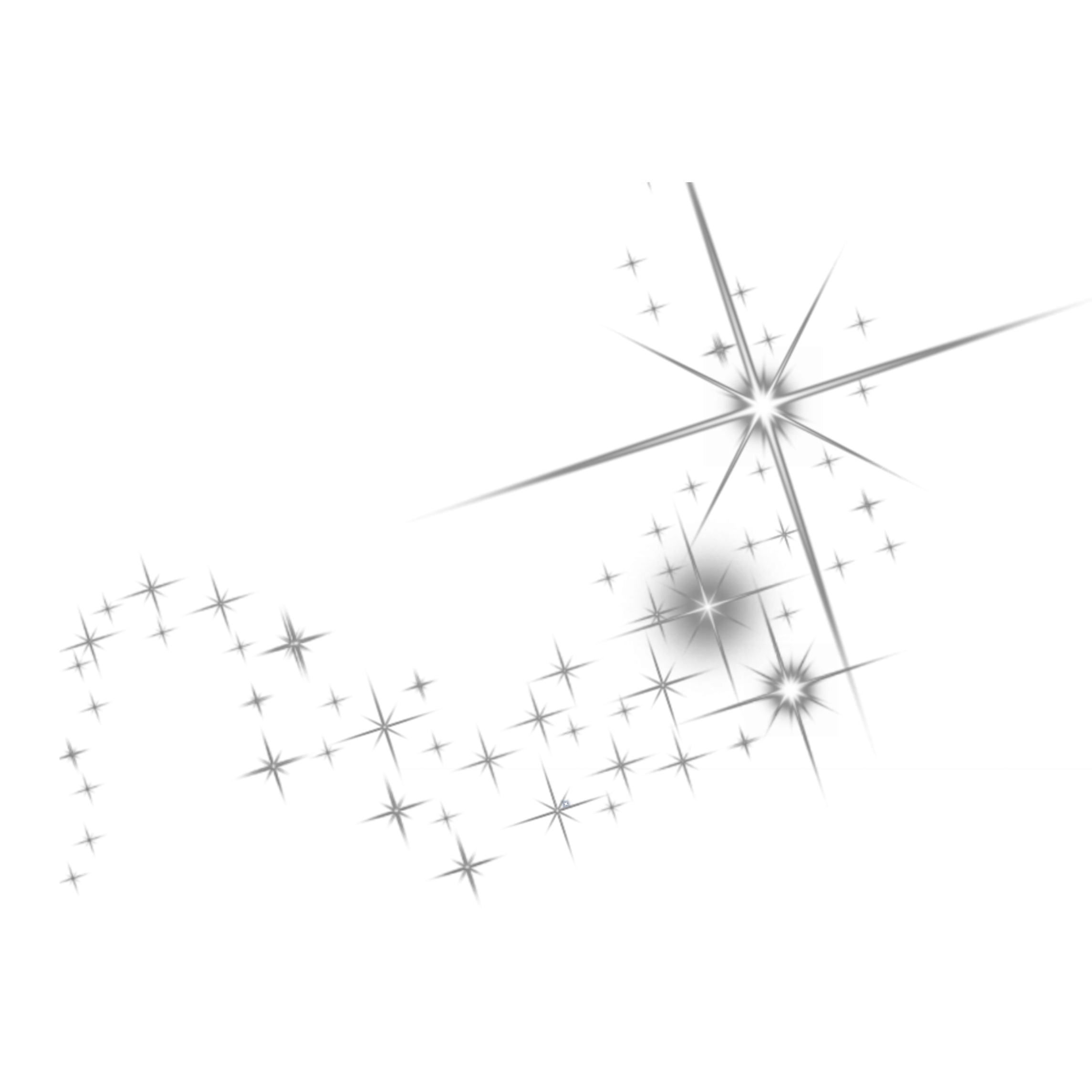 ftestickers sparkles stars luminous glowing white...