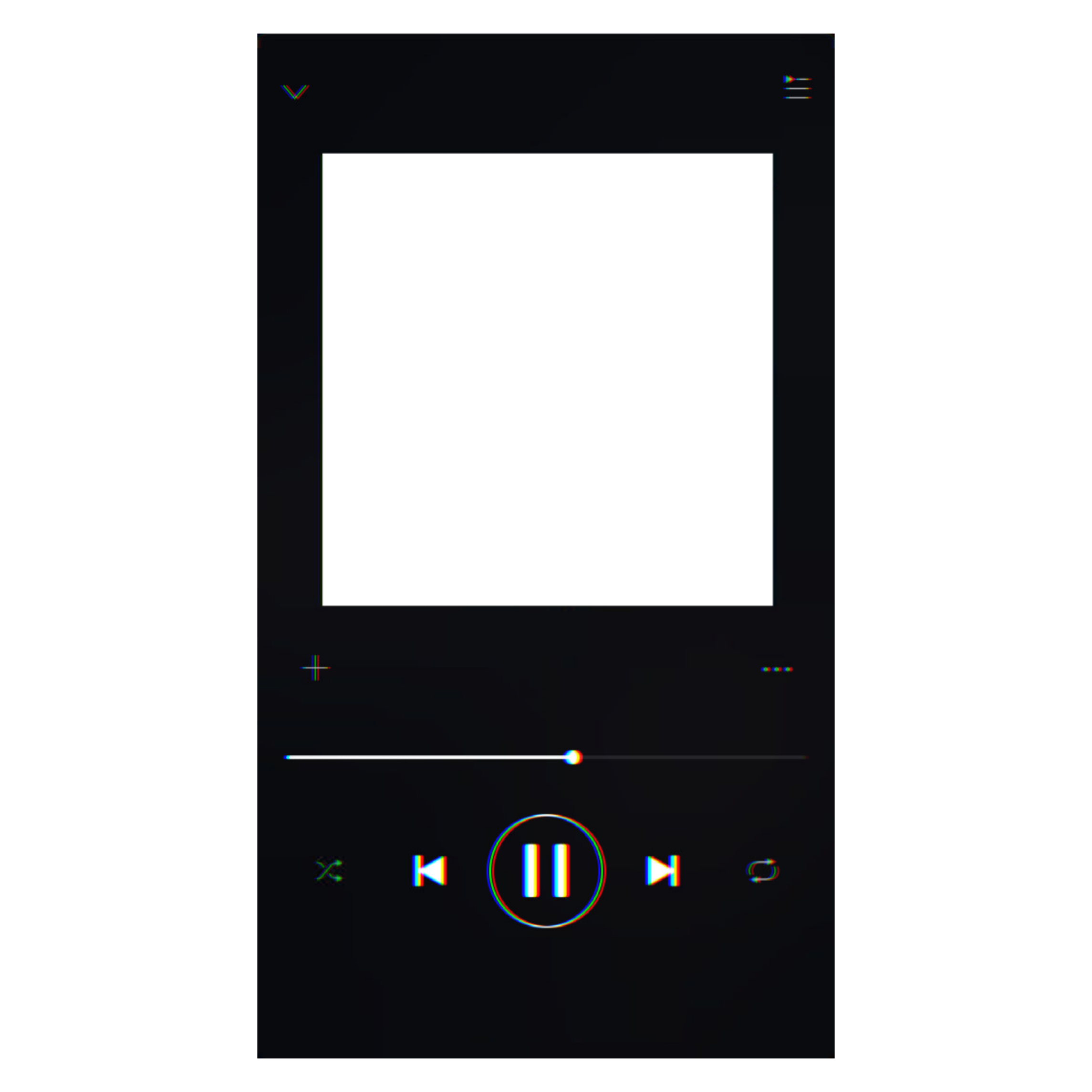 Aesthetic Spotify Template Png