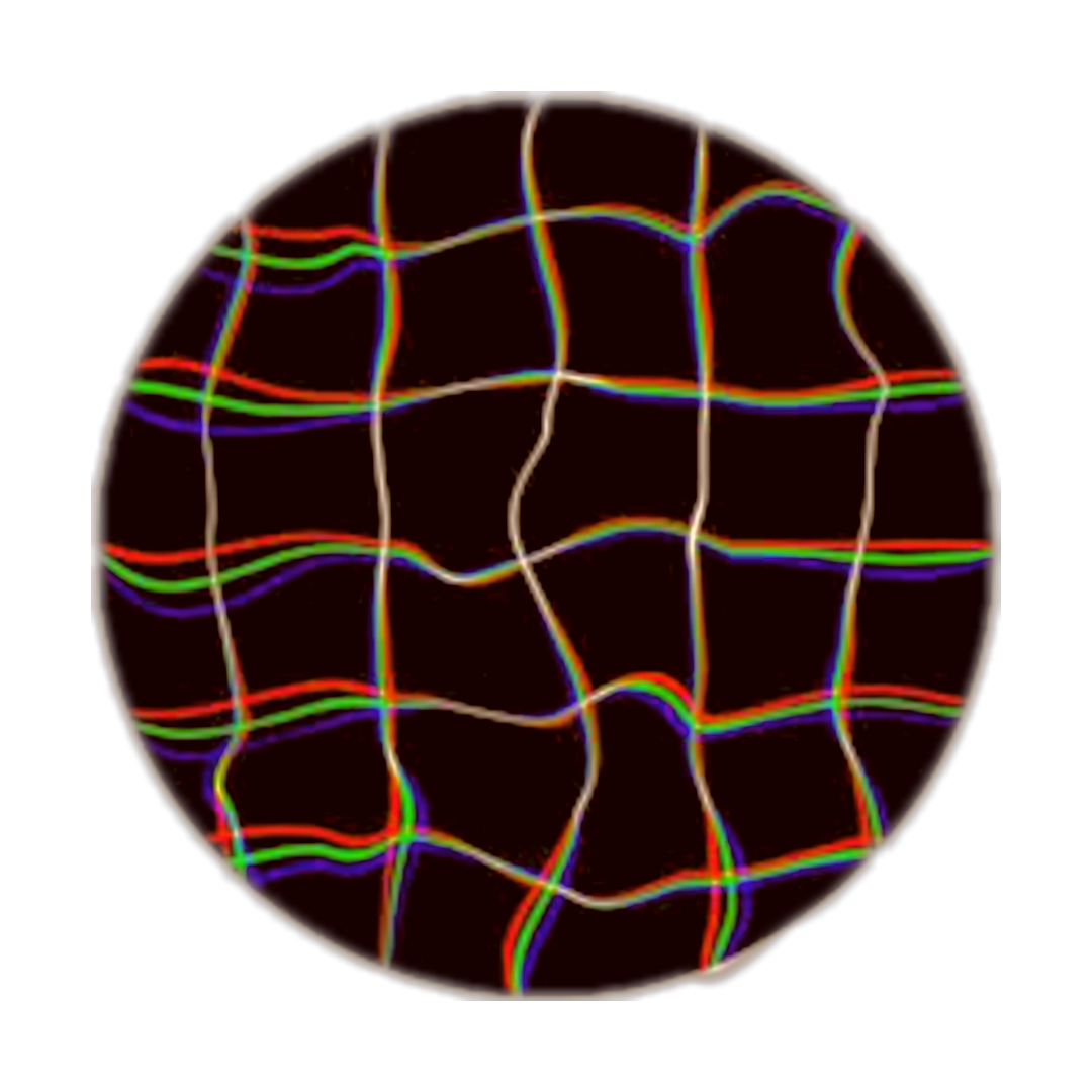 freetoedit rainbow checkerboard glitch circle...