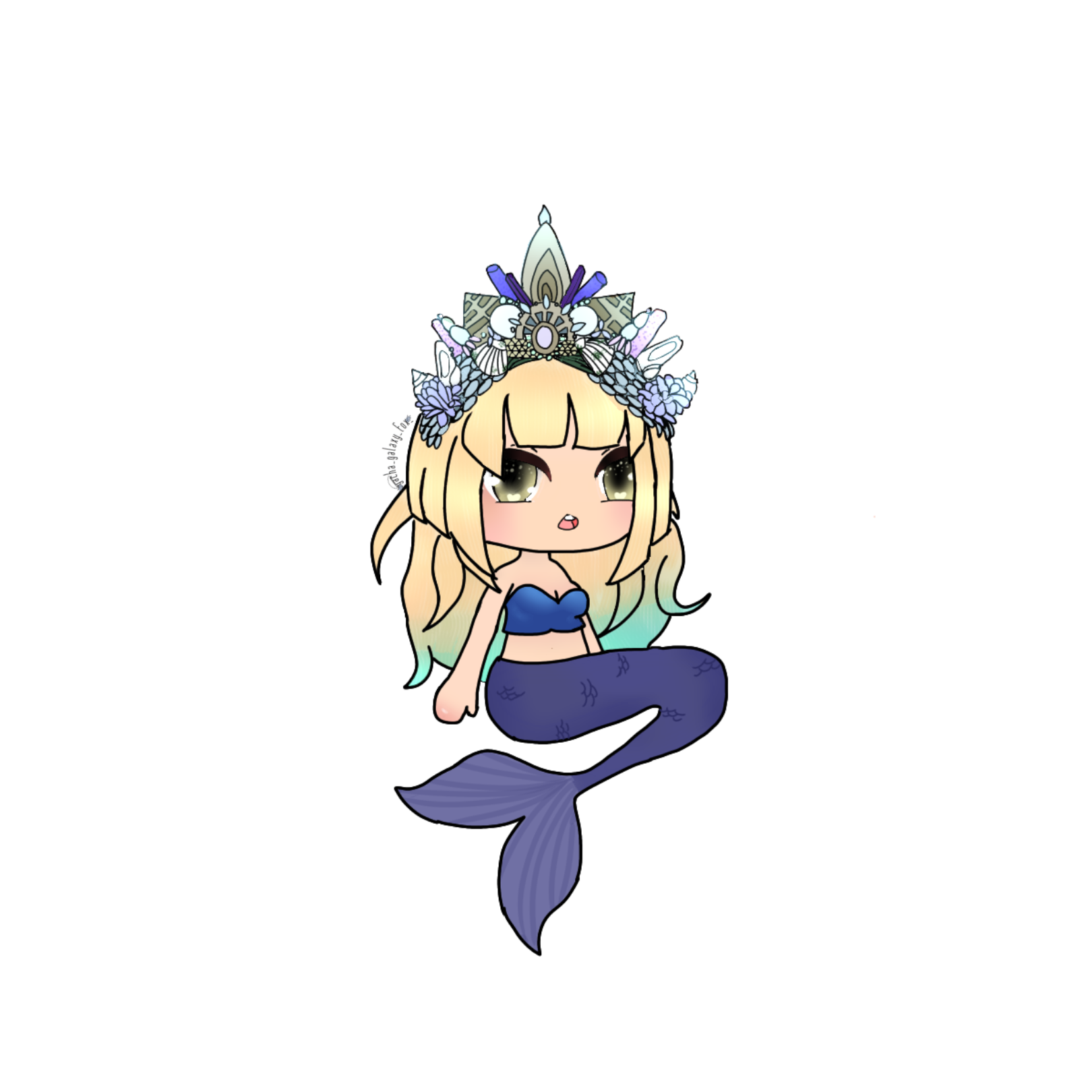 Mermaid Gacha Freetoedit Mermaid Sticker By Amy Smith Hot Sex Picture