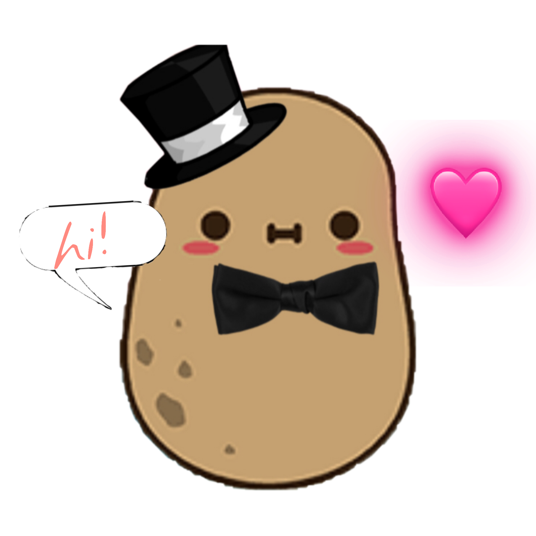 Potato Potatoes Freetoedit Potato Sticker By Aalixx