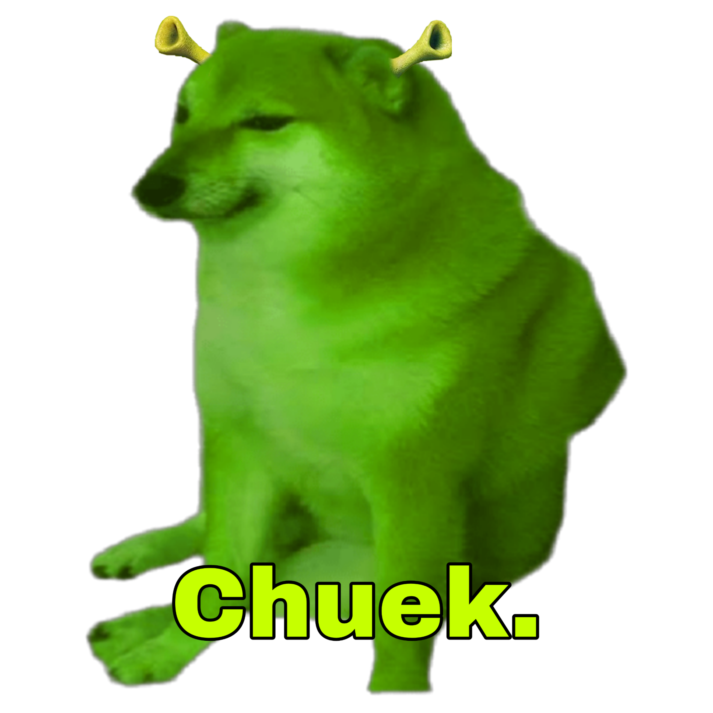 Cheems Shrek Freetoedit Sticker By Elias The Gentelman