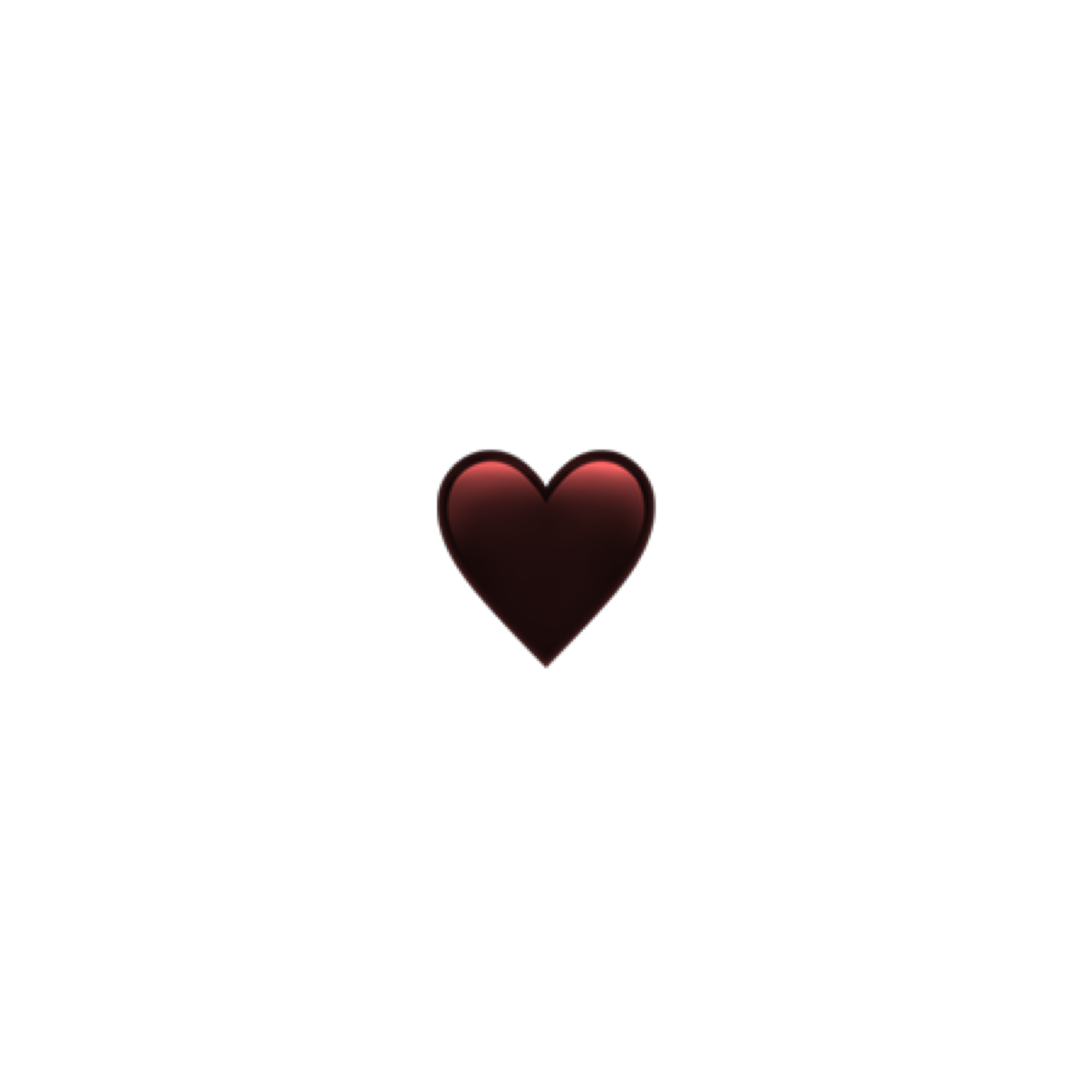 Black Red Emoji Heart Freetoedit Sticker By Satanicbarbie