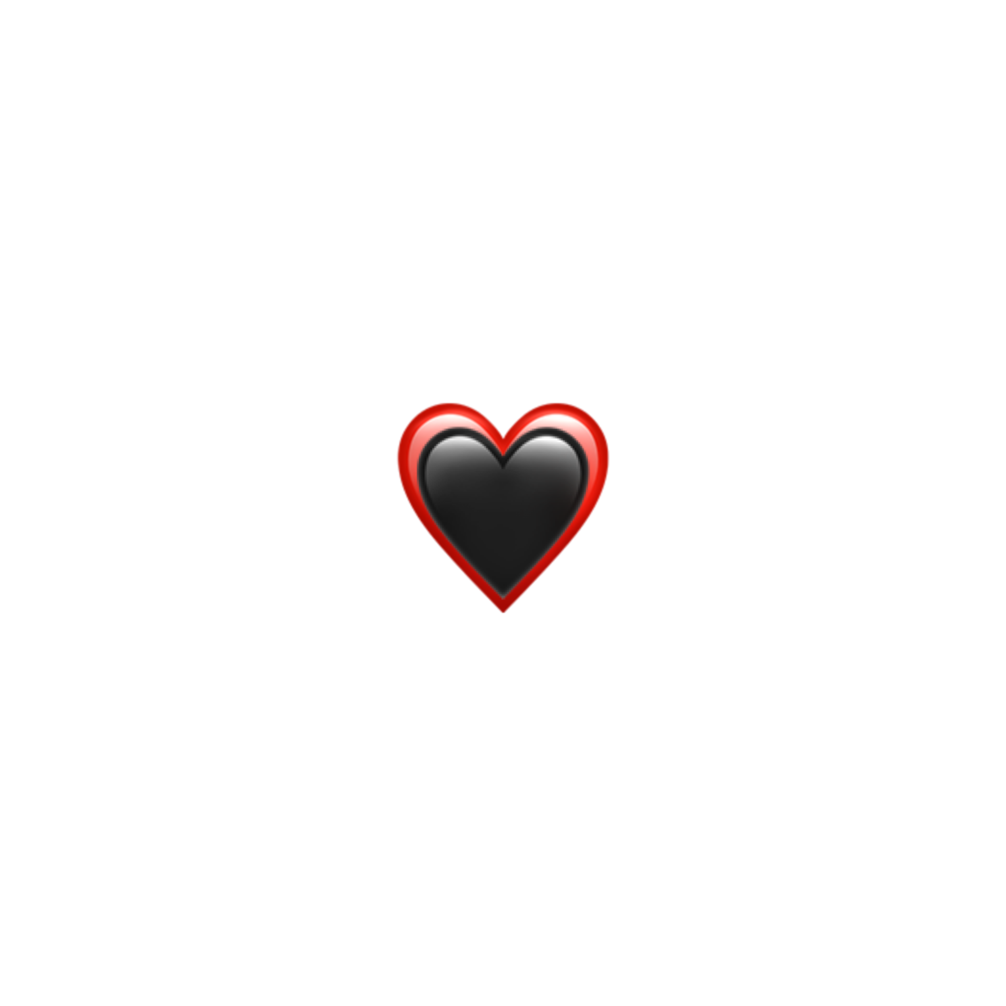 Red Black Emoji Heart Freetoedit Sticker By Satanicbarbie