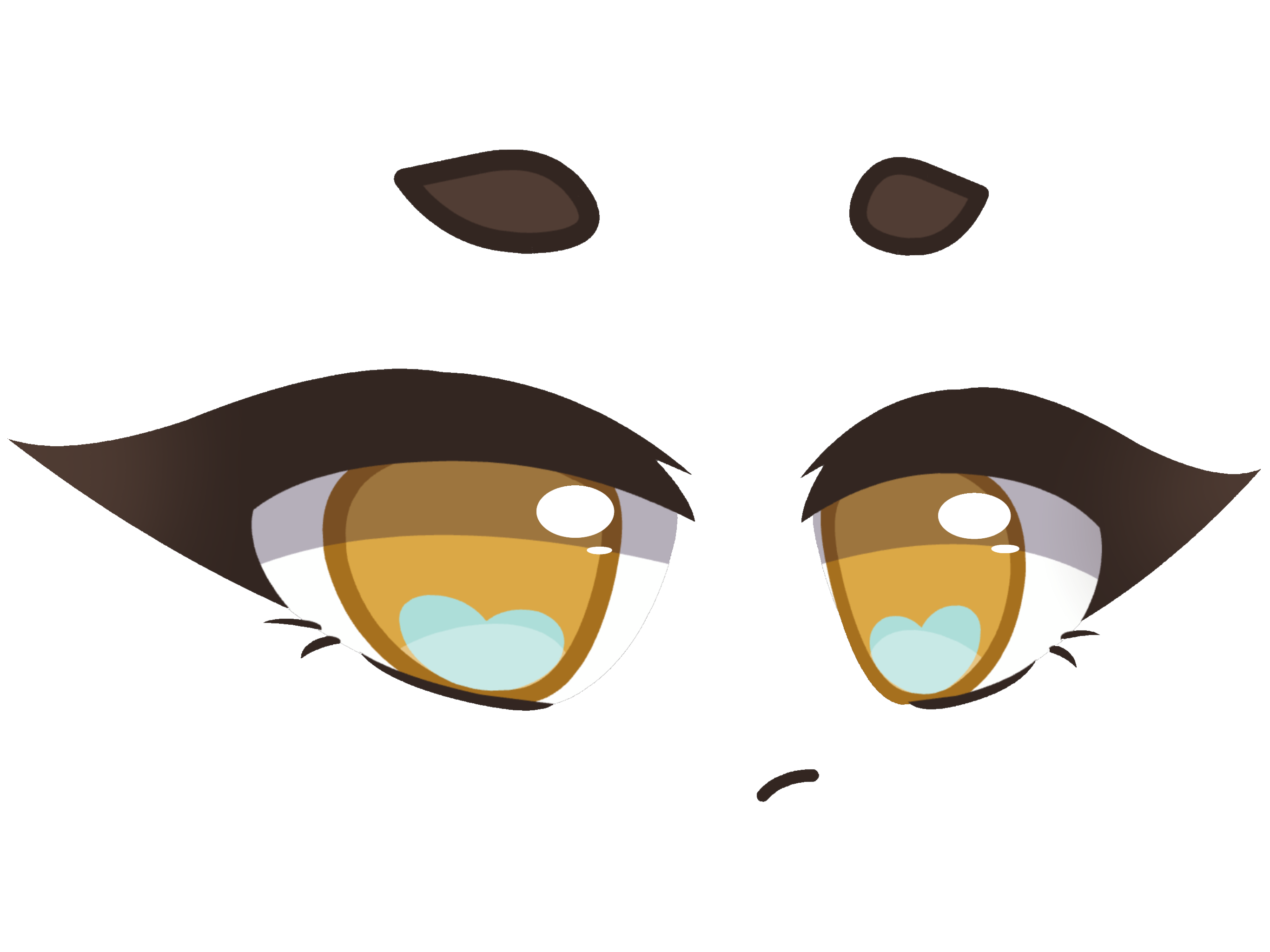 Gacha Gachalife Gachaclub Eyes Face Sticker By Memey Flygon