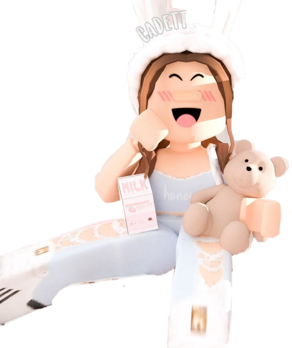 Aesthetic Softie Roblox Girl Sticker By Monicabuzz