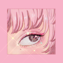 pink eyes art aestheticpink pastel animeeyes sparkle local