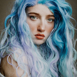 freetoedit girl colorfulhair cute makeup twistedivyy