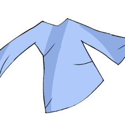 gacha blue shirt