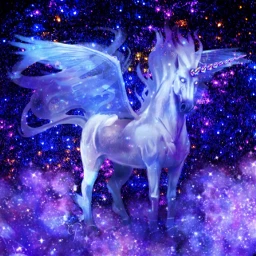 freetoedit beauty lavendercolored violet unicorn fantasy horse srcunicorndisguise unicorndisguise