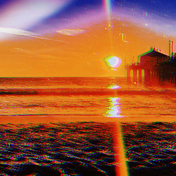 freetoedit beach pier sunset