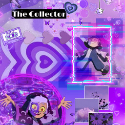 freetoedit collector thecollector theowlhouse theowlhousecollector purple glitch demigod purpleaesthetic children letsplayagame