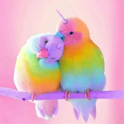 freetoedit rainbow lightcolored babybirds srcunicorndisguise unicorndisguise