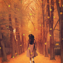 autumnleaves autumnvibes fallcolors fallleaves nature outdoors path trees scenery woods forest picsarteffects ircautumnpath autumnpath freetoedit