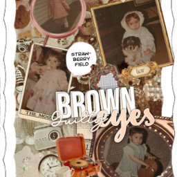 freetoedit collage overlay png browneyes song music lyrics coffee stuffedanimaledit bear teddy brown vintage aesthetic teacup family mom kidcore baby