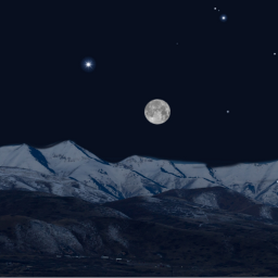 moon moonshine night mauntains landscapes freebackround aks freetoedit
