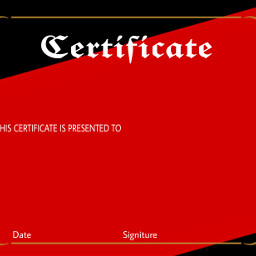certificate fyp corporate elegant party freetoedit default