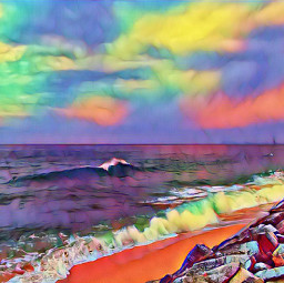 urban outside outdoor nature sea playa beach mar sunrise amanecer artistic cloudy nublado colors naturaleza creativity creatividad