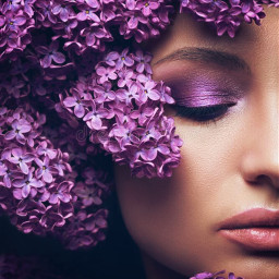 freetoedit lilac lilacaesthetic lilacbeauty aesthetic girl purple face