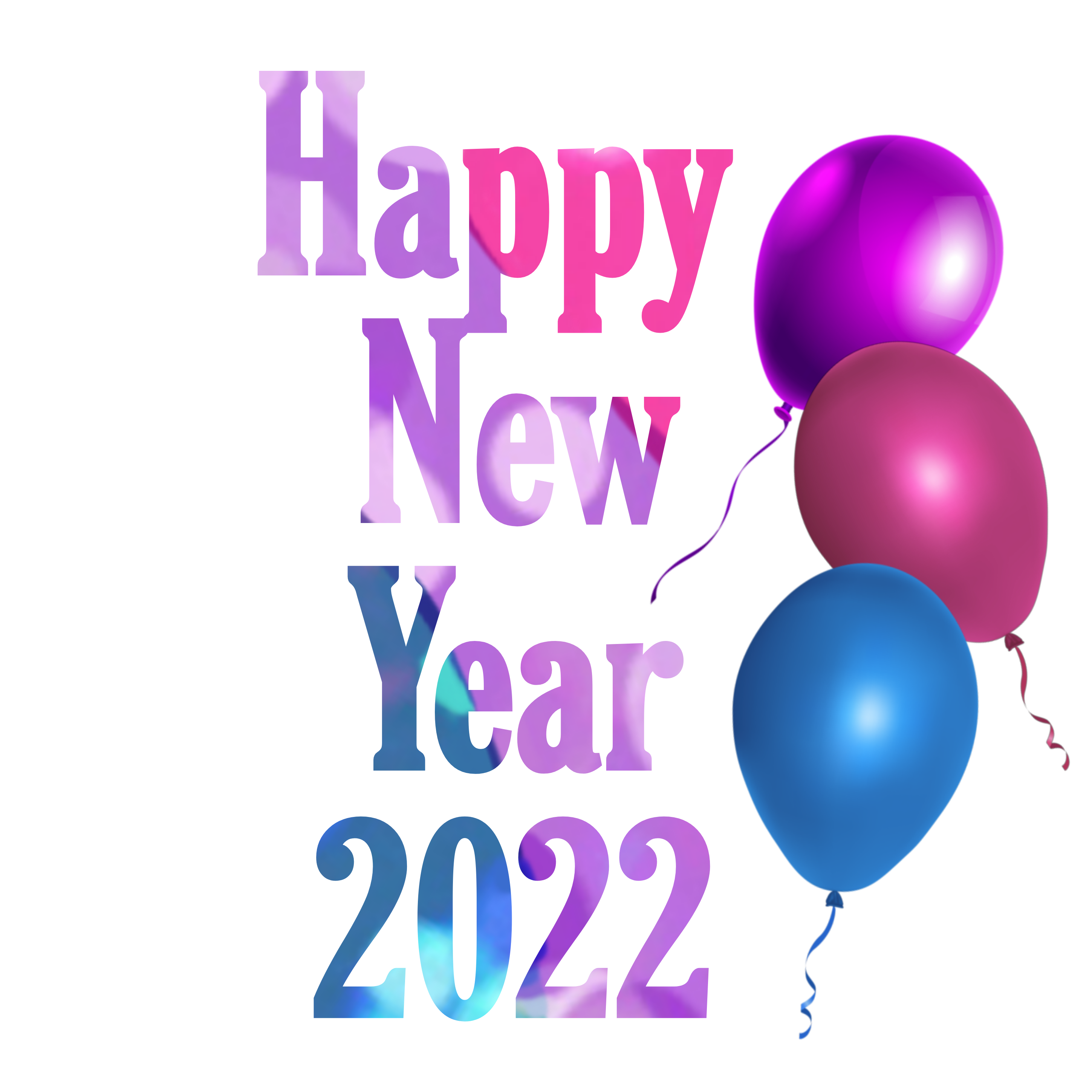 happy new year 2022 balloons sticker by @justified-by-jesus