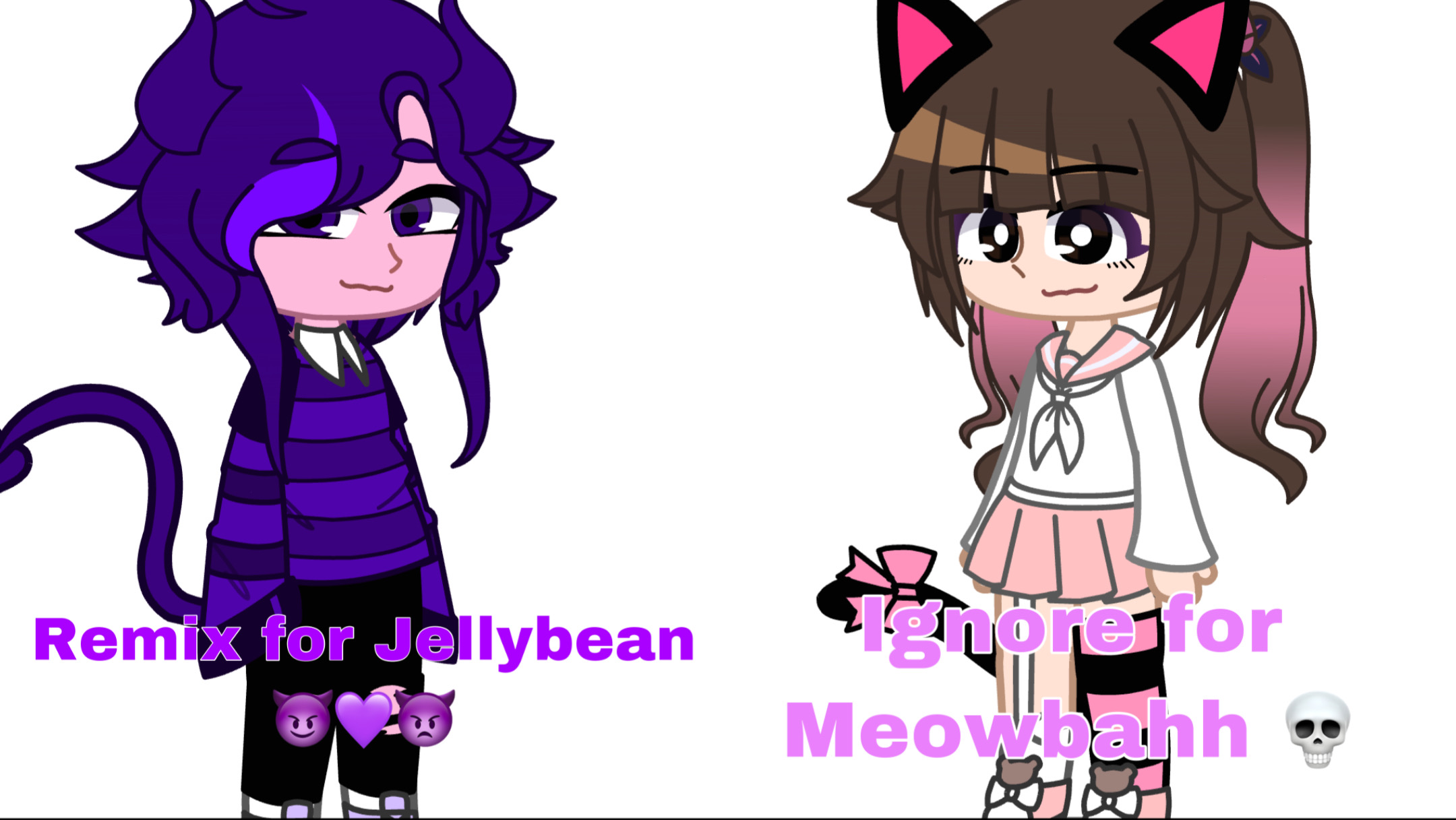 pictew Inspired by jellybean and meowbah｜TikTok Search