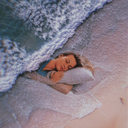 freetoedit mastershotout myedit surrealart surrealedit sea woman sleepingwoman