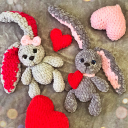 bunny bunnygirl love valentinesday amigurumi