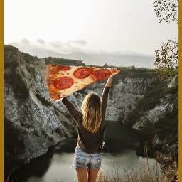 freetoedit lifeisbeautiful pizza sky summer