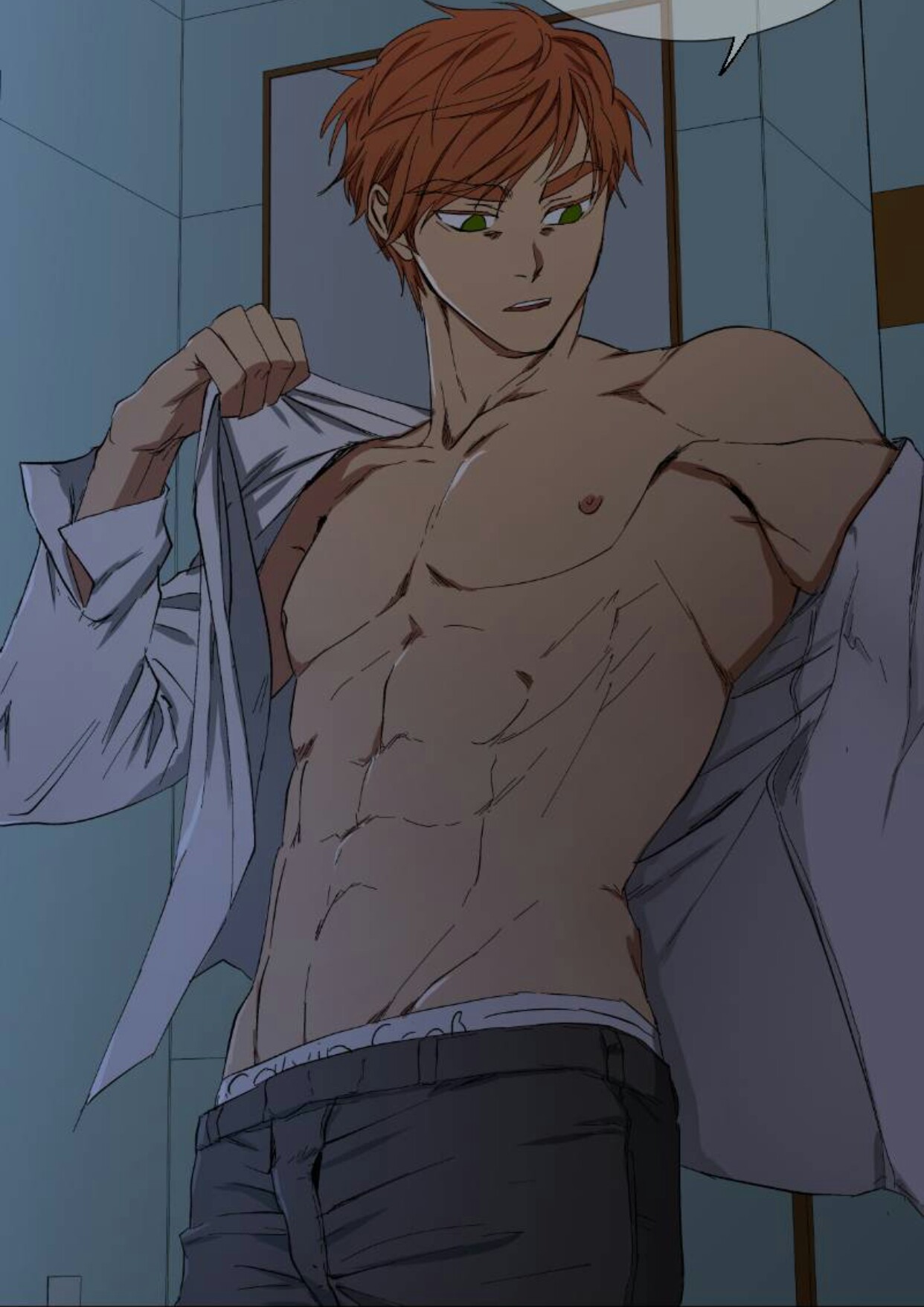 Webtoon hot anime animeguy iloveyouu cute abs...