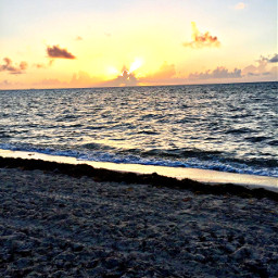 sunrise photoart surise beach ocean