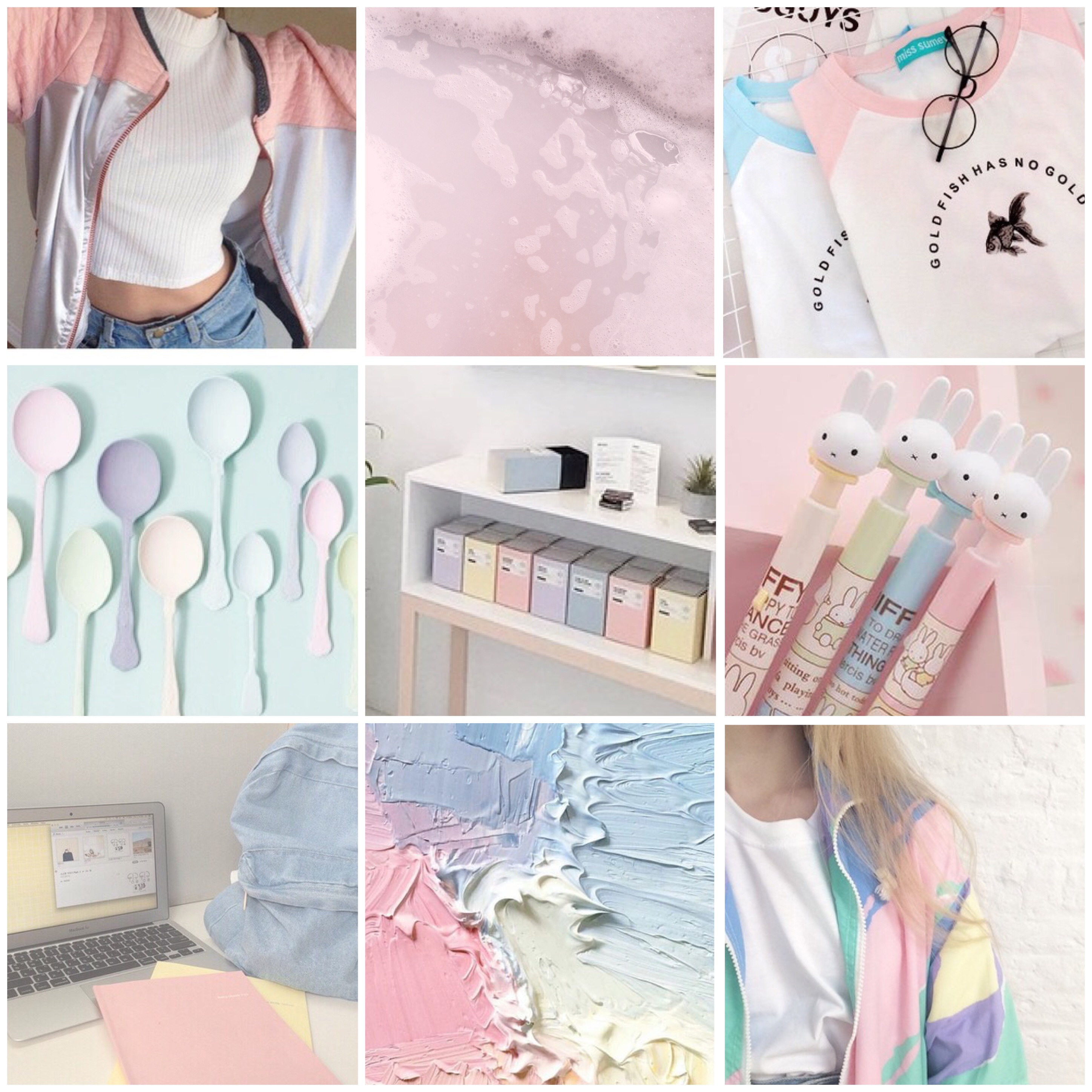 This visual is about moodboard pastel aesthetic kawaii stationary Pastel ae...