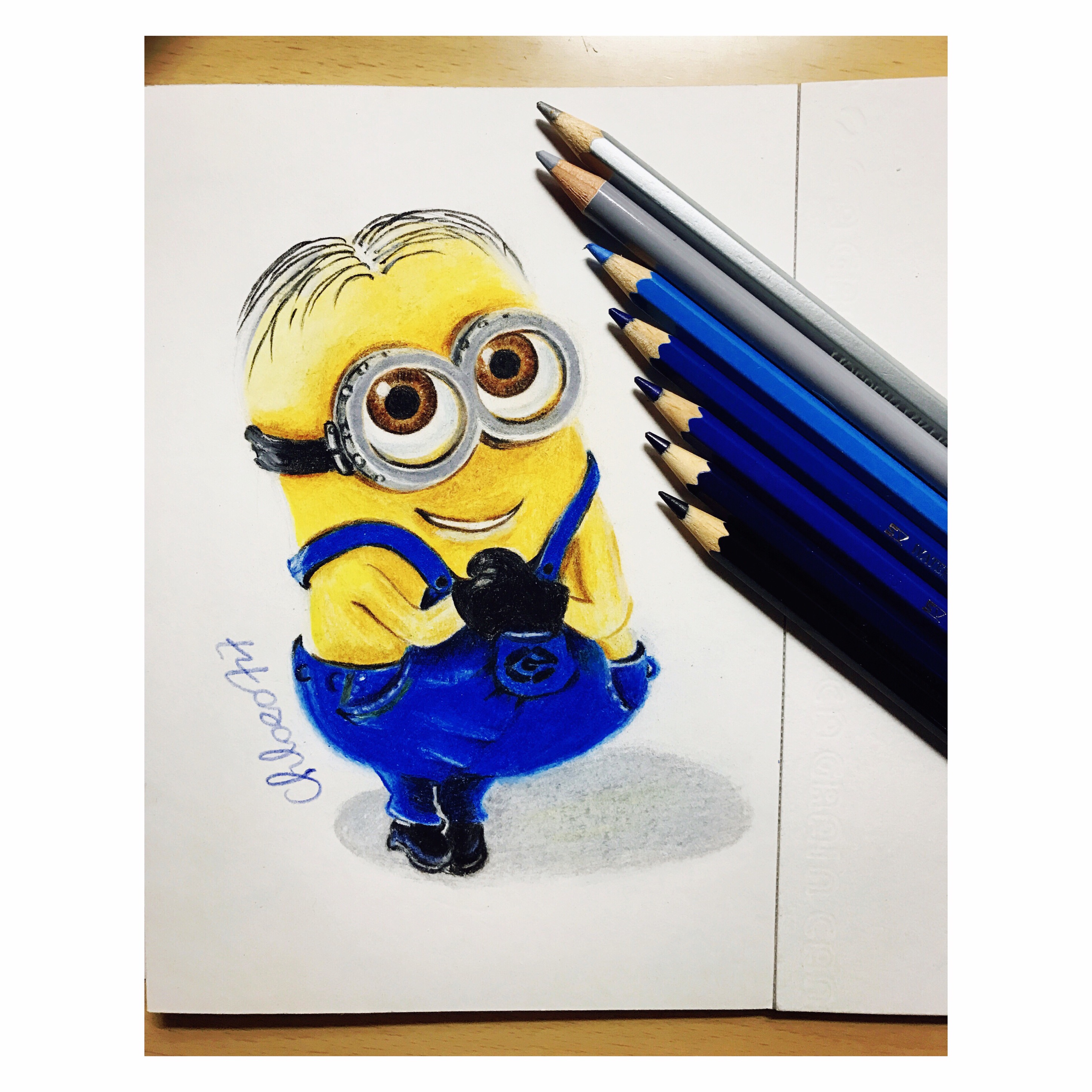 Finished Minions Minion Despicableme Draw Drawing Paint