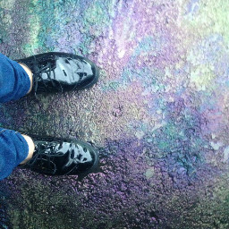 tumblrgirl rainbow shoes