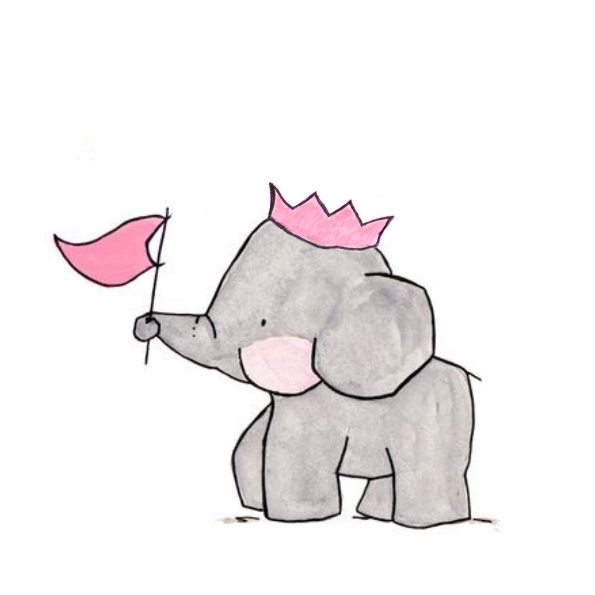 draw to sketch how nature family freetoedit crown elephant