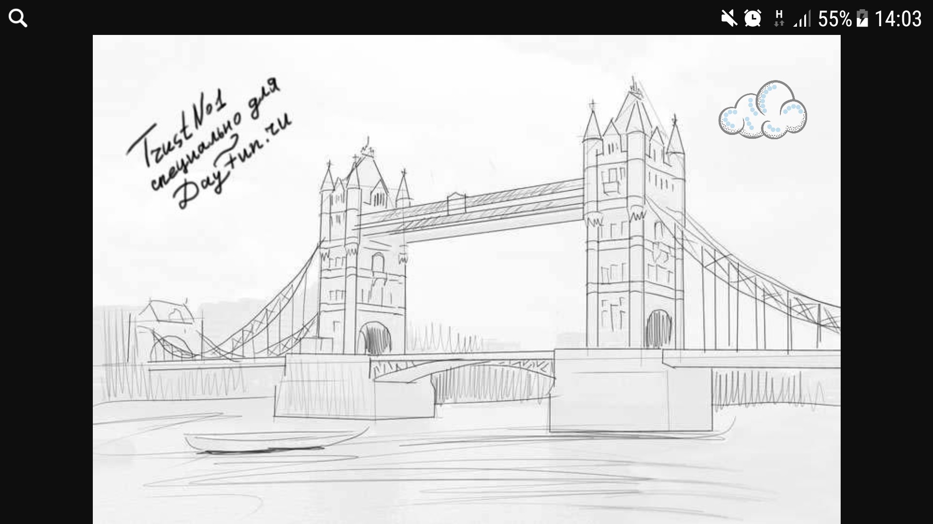 Тауэрский мост в Лондоне раскраска