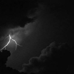 freetoedit lightning blackandwhite photography