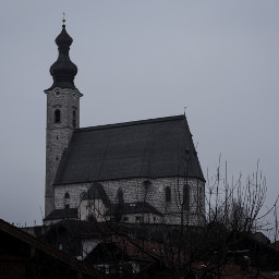 urban church germany streetphotography blackandwhite