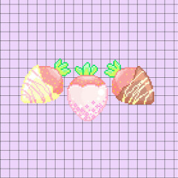 strawberry chocolate aesthetic tumblr cute freetoedit