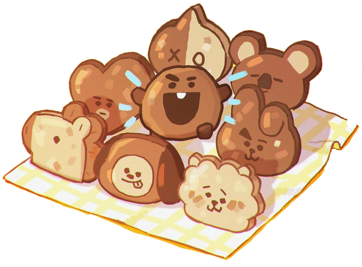 Shooky cookie. Шуки бт21. Бт21 печенька. Печенька куки bt21. Печеньки мультяшные.