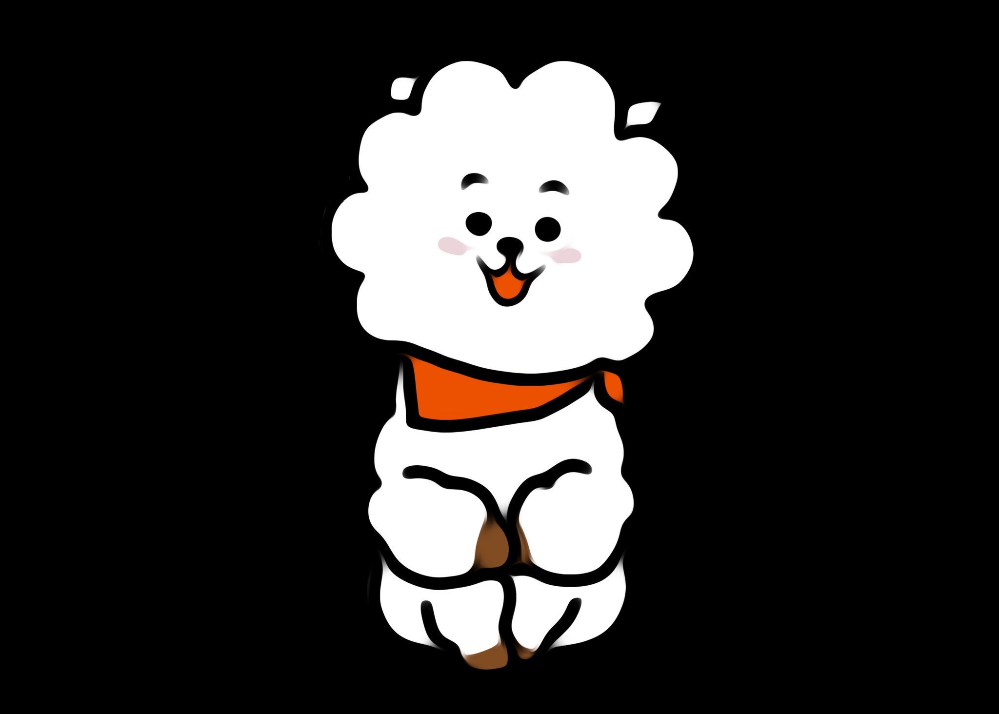 freetoedit BT21  Rj alpaka Image by btsmoment