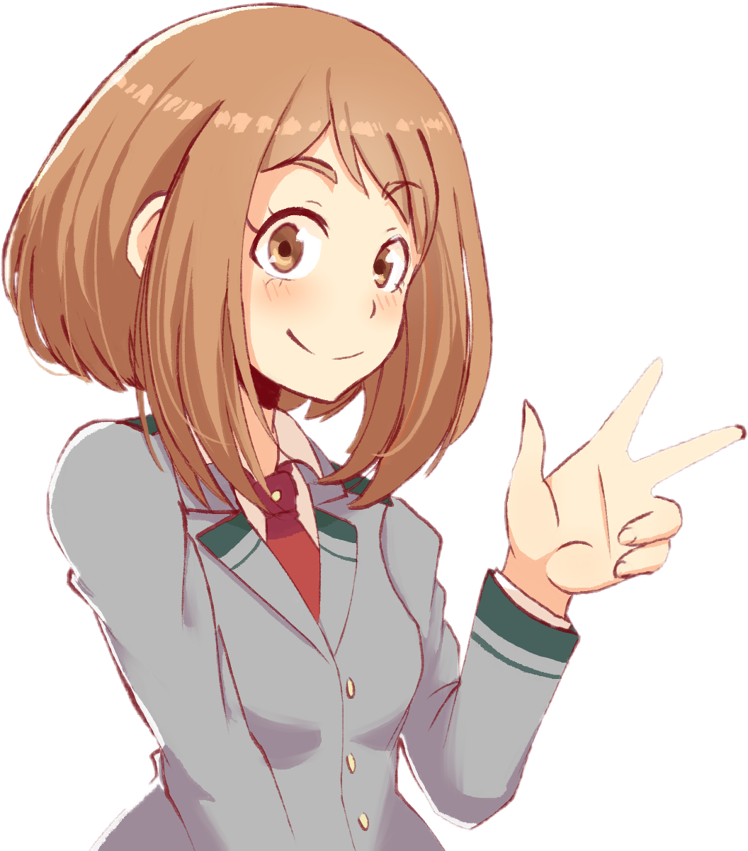 uraraka freetoedit #Uraraka sticker by @nachothebloodedge