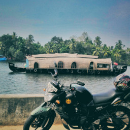 bike travel backwaters houseboat travelogue